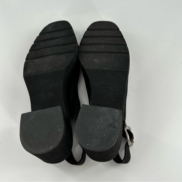 Andre assous featherweights sandals 7.5 black nubuck leather vintage 80s 90s - Picture 8 of 13